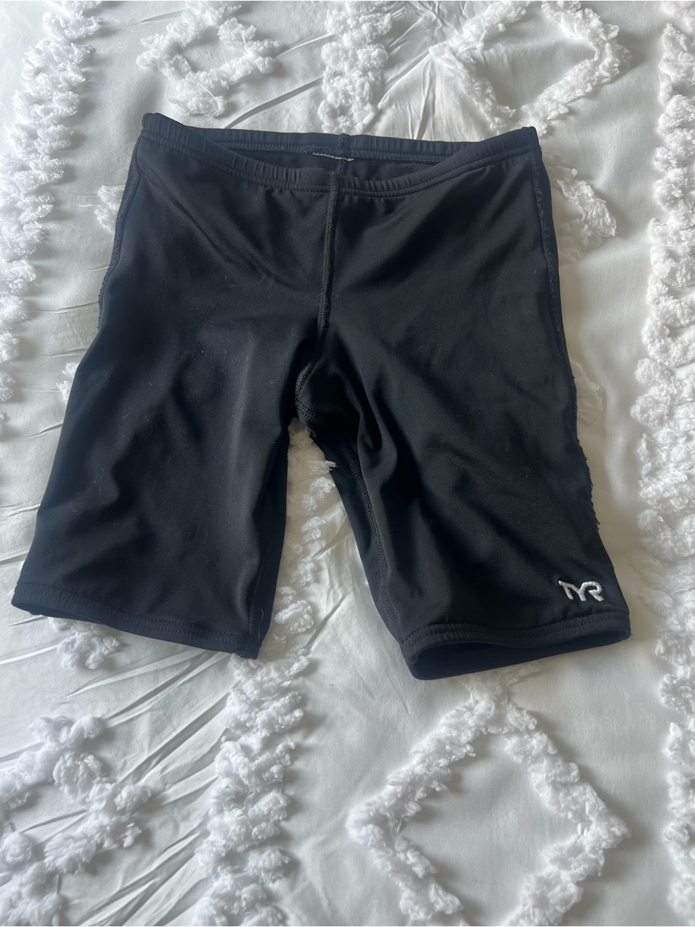 TYR Black Performance Bike Swim Shorts
